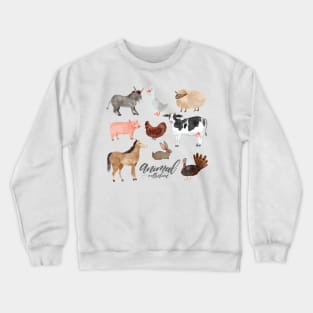 Farm Animals Crewneck Sweatshirt